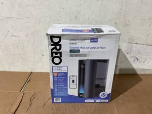 lot 29 image: DREO 1.6 Gal Smart CoolWarm mist Humidifier,Black,60 Hour Runtime