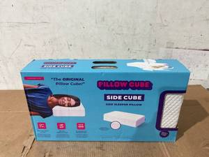 lot 32 image: Pillow Cube Ice Cube Standard Pillow for Side Sleepers, Cooling Technology and Removable Cover