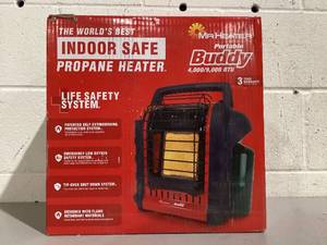 lot 229 image: Mr. Heater Brand Portable Buddy 9,000 BTU Outdoor Camping Liquid Propane Heater