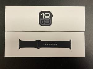 lot 42 image: Apple Watch Series 10 GPS 46mm Jet Black Aluminum Case MWWQ3LWA