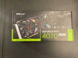 lot 51 image: PNY GeForce RTX 4070 Super 12GB XLR8 Gaming VERTO EPIC-X RGB Overclocked Triple Fan