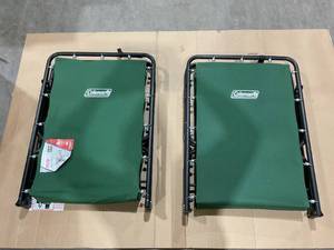lot 93 image: LOT OF 2 Coleman Ridgeline Camping Cot