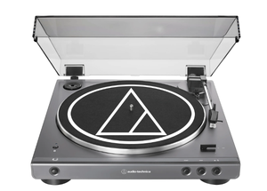 lot 30 image: Audio-Technica AT-LPGO-BT Fully Automatic Wireless Bluetooth Belt-Drive Turntable with Dust Cover