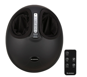 lot 35 image: Brookstone Foot Massager, 360-Degree Air Compression, Compact and Portable