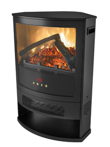 lot 80 image: Better Homes & Gardens New Electric Corner Stove Heater with Remote