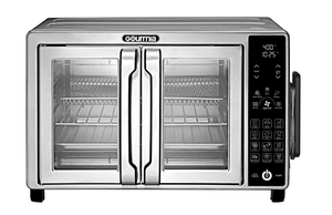 lot 89 image: Gourmia 6-Slice Digital Toaster Oven Air Fryer, with 18 One-Touch Presets & Temp Probe, Stainless Steel