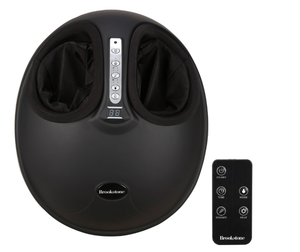 lot 91 image: Brookstone Foot Massager, 360-Degree Air Compression, Compact and Portable