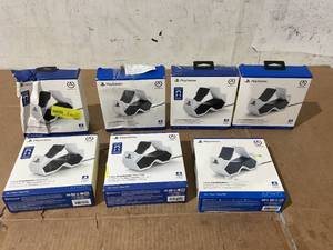 lot 289 image: LOT OF 7 Playstation PowerA Twin Charging Station for PlayStation 5 DualSense Controller