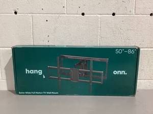 lot 241 image: Onn. Full Motion TV Wall Mount for 50 to 86 TVs