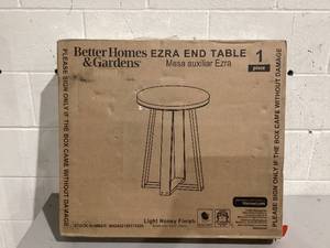 lot 243 image: Better Homes & Gardens Ezra Round End Table