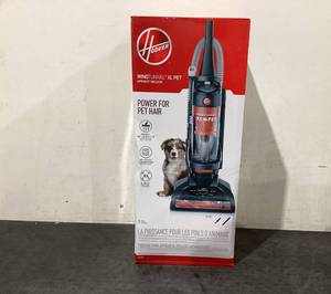 lot 254 image: Hoover Wind Tunnel XL Pet Bagless Upright Vacuum, UH71107, New