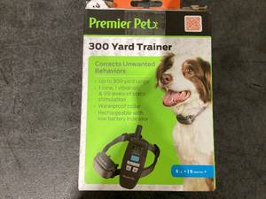 lot 283 image: Premier Pet 300 Yard Remote Trainer, 3 Correction Modes, Rechargeable, Waterproof