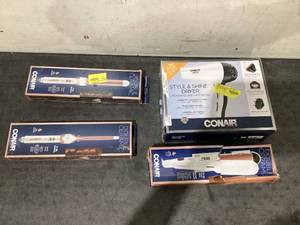 lot 284 image: LOT OF 4 Conair Miscellaneous Hair Accesories