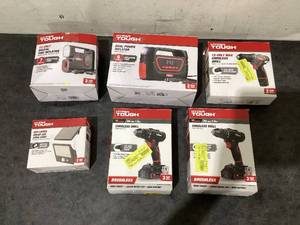 lot 341 image: LOT OF 6 Hyper Tough Miscellaneuos Tools
