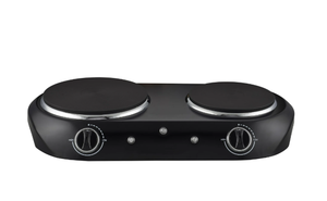 lot 334 image: Lot of 2 Mainstays Die Crust Double Burner