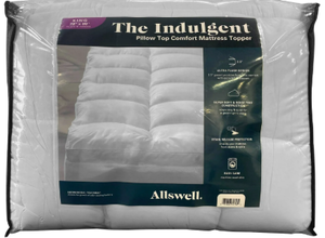 lot 336 image: Allswell The Indulgent Pillow Top Comfort Mattress Topper, King