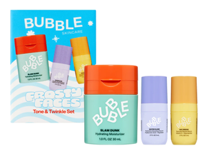 lot 706 image: LOT OF 3 3PCS Bubble Frosty Faces Holiday Gift Set with Slam Dunk 30ml, Water Slide 5ml, and Day Dream 5ml
