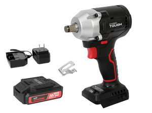 lot 735 image: Hyper Tough 20V Max Compact Brushless 12-inch Impact Wrench with 2.0Ah Lithium-Ion Battery and Charger