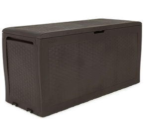 lot 443 image: Keter Samoa Outdoor Weather-Resistant 70 Gallon Resin Deck Box