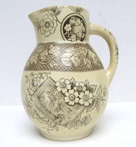 lot 29 image: Mid 19th Century English Transferware Pitcher - W.A.A. Alton