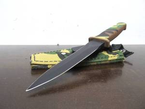 lot 55 image: Like-New or Brand New GERBER Robert Loveless Guardian I Camo Boot Knife