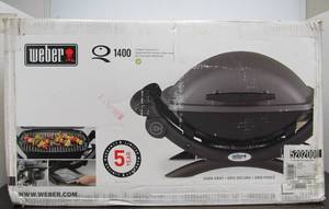 lot 68 image: New in Box WEBER Q-1400 Electric Grill