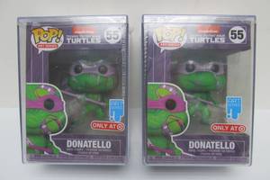 lot 77 image: 2 Brand New NINJA TURTLES Funko Pop Figures - Donatello