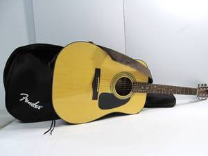 lot 140 image: FENDER Acoustic Guitar Model DG-8S NAT wCase