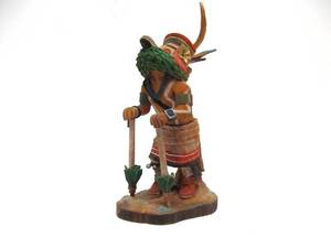 lot 169 image: Handmade Carved Signed Hopi Kachina Figure by Melvin Miles - Deer Katsina