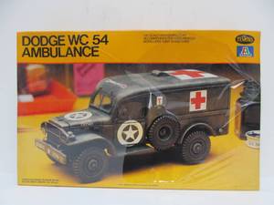 lot 98 image: NOS Unopened Vintage Testors Dodge Ambulance Military Truck Model Kit