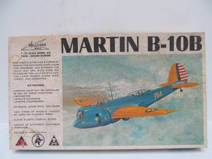 lot 106 image: NOS Unopened Vintage Williams Bros Martin B-10B Airplane Model Kit