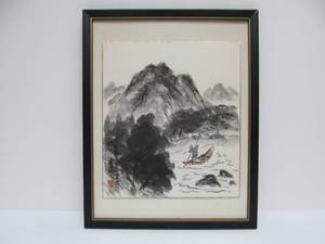 lot 107 image: Original Vintage Classic Japanese Watercolor Art 15