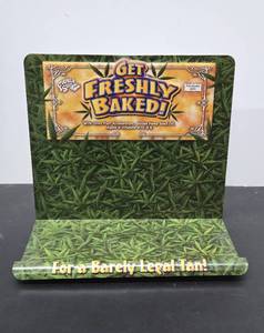 lot 226 image: Metal Advertising Store Display Sign for Formula 420 Brownies - Get Freshly Baked