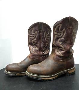 lot 263 image: Excellent Like-New ROCKY Mens Leather Boots - Size 11.5