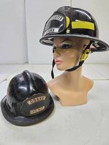 lot 278 image: 2 Vintage Firefighters Helmets 
