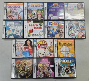 lot 286 image: Lot of NINTENDO DS Video Games