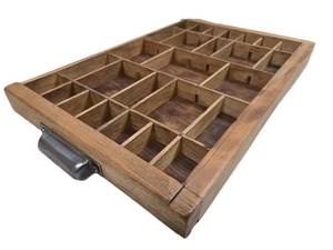 lot 309 image: Smaller Size Vintage HAMILTON Printers Tray 
