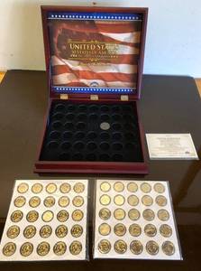 lot 344 image: 50 States of America State Quarter Collection - Mint wCase