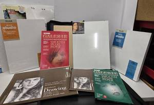 lot 371 image: Great Lot of Brand New Larger Size Artist Drawing Paper etc