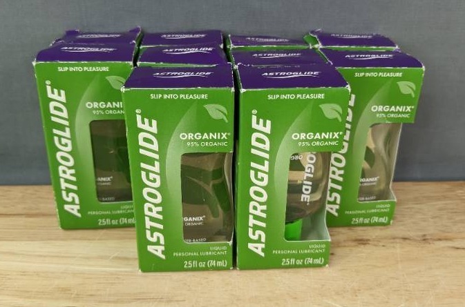 lot 41J image: 10 Brand New Astroglide Personal Lubricant Bottles $100 Retail N