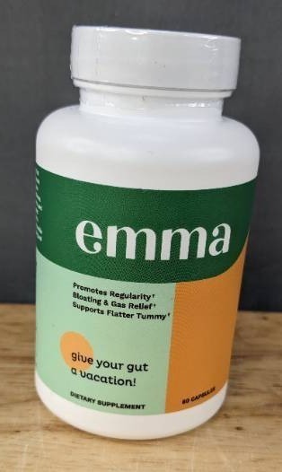 lot 12J image: New Emma Doctors Endorsed Gut Health Dietary Supplement - 60 Capsules $59.00 Retail H