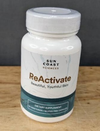 lot 50K image: New Sun Coast Sciences ReActivate Beautiful, Youthful Skin Dietary Supplement (30 Count), $49.95 Retail H