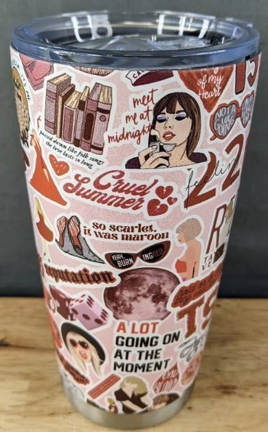 lot 49K image: Brand New Taylor Swift 20 oz Tumbler L