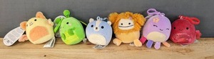 lot 47A image: 6 Brand New Squishmallows - Meghan, Barella, Shasta, Beula, Sol and Trenton $50 Retail W
