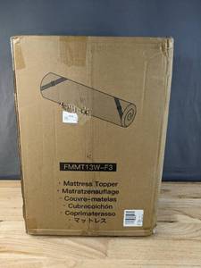 lot 60 image: Brand New 3 Inch Gel Cooling Memory Foam Mattress Topper, Size Full Z