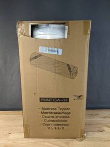 lot 50 image: Brand New 3 Inch Memory Foam Mattress Topper Queen Z