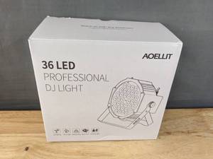 lot 87 image: Brand New Adelit 36 LED Professional DJ Lights (3 Total) $109.99 Retail B