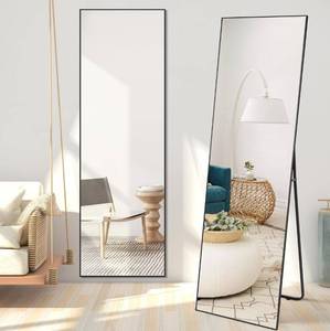 lot 83 image: Brand New ENJOYBASICS 63X20 Full Length Mirror With Stand B