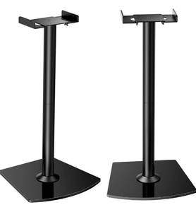 lot 145 image: Brand New Perlegear Universal Speaker Stands Pair with Cable Management, 33.6 inch Speakers Stands for Bookshelf Speakers, Satellite Speakers & Surround Sound Speaker Holds to 22lbs $79.99 Retail Z