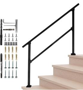 lot 116 image: Brand New Belinova 4 Steps Handrails for Outdoor Steps B